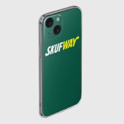 Чехол для iPhone 15 силиконовый с защитой камеры Skuf - way: для мужчины скуфа  - фото 2