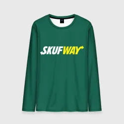 Мужской лонгслив 3D Skuf - way: для мужчины скуфа 