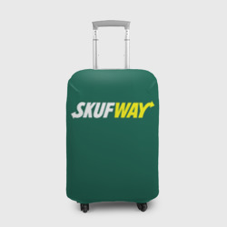 Чехол для чемодана 3D Skuf - way: для мужчины скуфа 