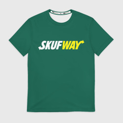 Мужская футболка 3D Skuf - way: для мужчины скуфа 