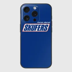 Чехол для iPhone 15 Pro силиконовый с защитой камеры Skufers 