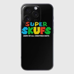 Чехол для iPhone 16 Pro Max силиконовый с защитой камеры Super skufs 