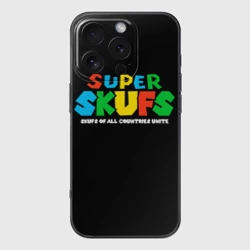 Чехол для iPhone 16 Pro силиконовый с защитой камеры Super skufs