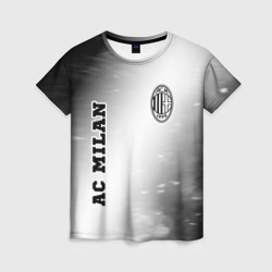 AC Milan sport на светлом фоне вертикально – Женская футболка 3D с принтом купить со скидкой в -26%