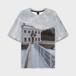 Петергоф дворец Марли – Мужская футболка oversize 3D с принтом купить со скидкой в -50%