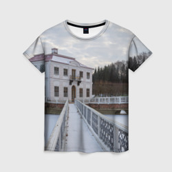 Петергоф дворец Марли – Женская футболка 3D с принтом купить со скидкой в -26%