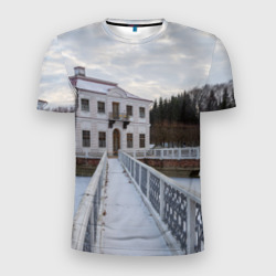 Петергоф дворец Марли – Мужская футболка 3D Slim с принтом купить со скидкой в -9%