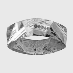 Газеты 9 мая  – Повязка на голову 3D с принтом купить