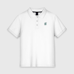 Женское поло хлопок Цветок в рамке