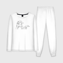 Женская пижама с лонгсливом хлопок Фрирен волшебница