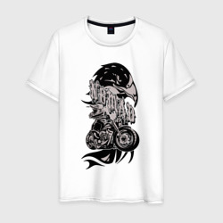 Кочевник – Мужская футболка хлопок с принтом купить со скидкой в -20%