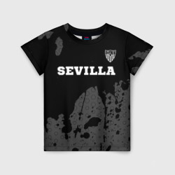 Sevilla sport на темном фоне посередине – Детская футболка 3D с принтом купить со скидкой в -33%