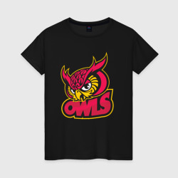 Team owls – Женская футболка хлопок с принтом купить со скидкой в -20%