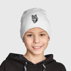 Детская шапка демисезонная Волк - фото 2