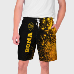 Roma - gold gradient по-вертикали – Мужские шорты 3D с принтом купить