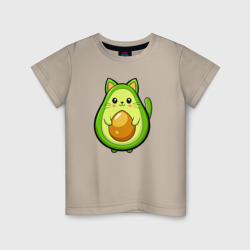 Авокадо кот мем – Детская футболка хлопок с принтом купить со скидкой в -20%