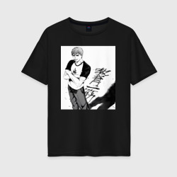 Женская футболка хлопок Oversize Эйкити Онидзука учитель