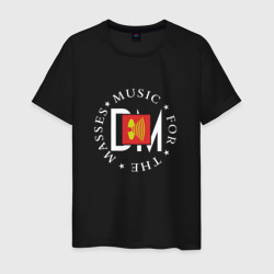 Depeche Mode - Music for the masses logos – Мужская футболка хлопок с принтом купить со скидкой в -20%