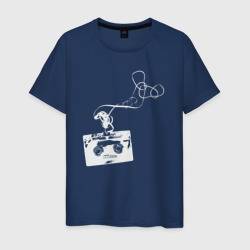 Cassette music – Мужская футболка хлопок с принтом купить со скидкой в -20%