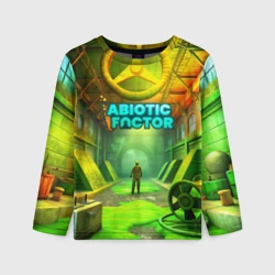 Детский лонгслив 3D Abiotic Factor атомный завод