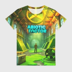 Женская футболка 3D Abiotic Factor атомный завод