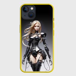 Cyber Barbie - fantasy cyberpunk ai art – Чехол для iPhone 14 Plus с принтом купить