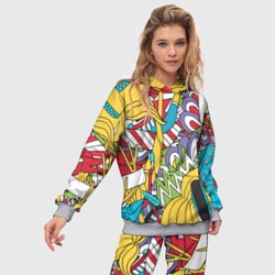 Женский костюм с толстовкой 3D Летние мотивы - фото 2
