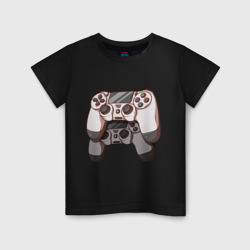 Dualshock 4 – Детская футболка хлопок с принтом купить со скидкой в -20%