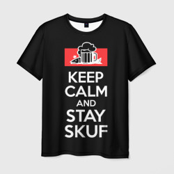 Keep calm and stay skuf  – Мужская футболка 3D с принтом купить со скидкой в -26%