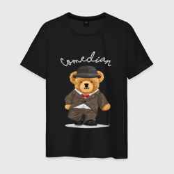 Плюшевый медведь комик – Футболка из хлопка с принтом купить со скидкой в -20%