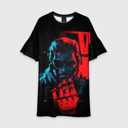 Детское платье 3D Metal Gear - Snake 