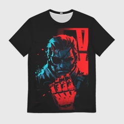 Мужская футболка 3D Metal Gear - Snake 