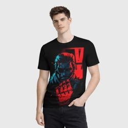 Мужская футболка 3D Metal Gear - Snake  - фото 2