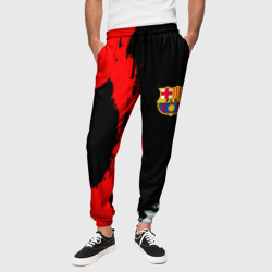 Barcelona fc краски спорт – Мужские брюки 3D с принтом купить