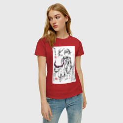 Женская футболка хлопок Киётака Аянокоджи арт - фото 2