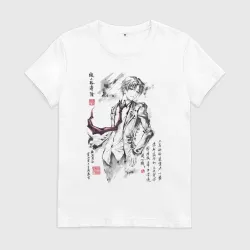 Женская футболка хлопок Киётака Аянокоджи арт