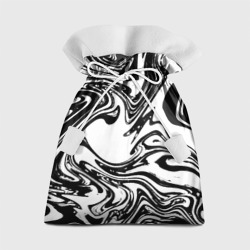 Абстрактная черно-белая – Подарочный 3D мешок с принтом купить со скидкой в -13%