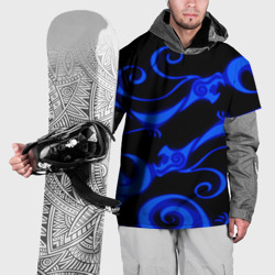 Призрачное тату дракона – Накидка на куртку 3D с принтом купить