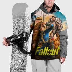 Fallout all – Накидка на куртку 3D с принтом купить