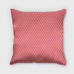 Розовый паттерн сетка – Подушка 3D с принтом купить