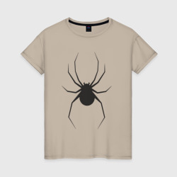 Женская футболка хлопок Black spider