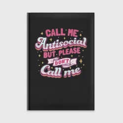 Ежедневник Call me antisocial