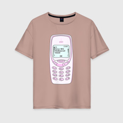 Error 404 nokia – Женская футболка хлопок Oversize с принтом купить со скидкой в -16%