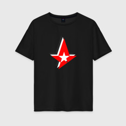 Астралис логотип – Женская футболка хлопок Oversize с принтом купить со скидкой в -16%