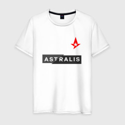 Астралис - красный логотип – Футболка из хлопка с принтом купить со скидкой в -20%