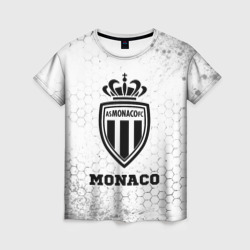 Monaco sport на светлом фоне – Женская футболка 3D с принтом купить со скидкой в -26%