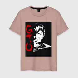 Эйкити Онидзука GTO – Мужская футболка хлопок с принтом купить со скидкой в -20%