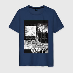 Эйкити Онидзука коллаж – Мужская футболка хлопок с принтом купить со скидкой в -20%