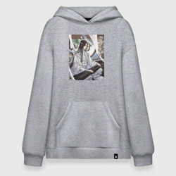 Худи SuperOversize хлопок Ванцзи Лань
