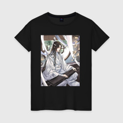 Ванцзи Лань – Женская футболка хлопок с принтом купить со скидкой в -20%